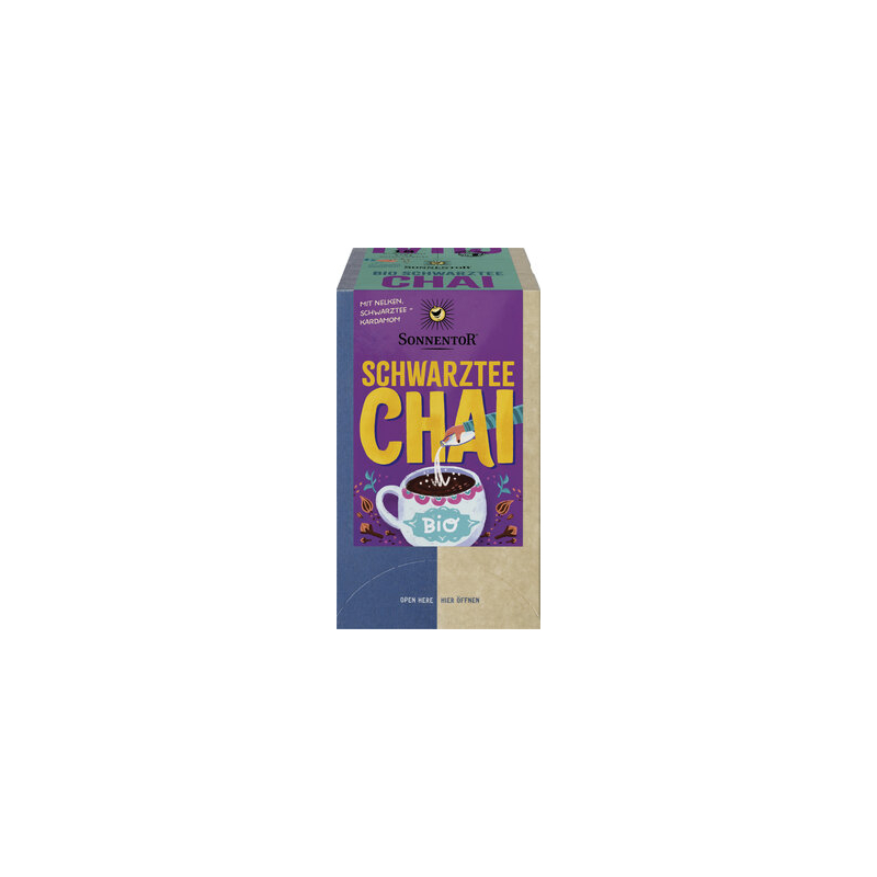 Sonnentor - Schwarztee Chai Doppelkammerbeutel