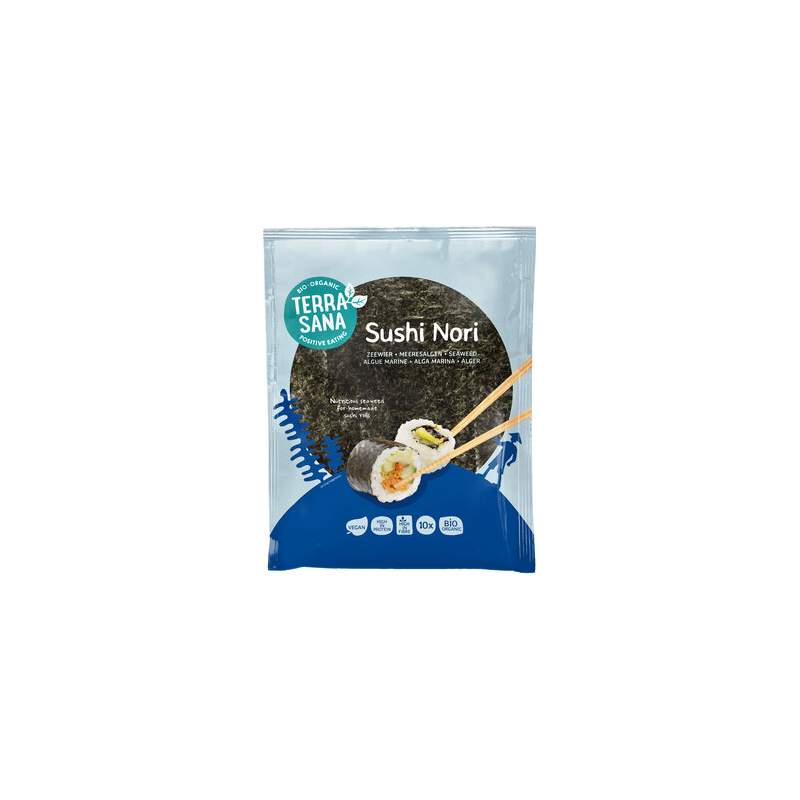 Terrasana - Sushi Nori - 10 Blätter