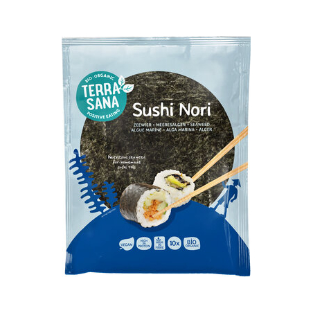 Terrasana - Sushi Nori - 10 Blätter