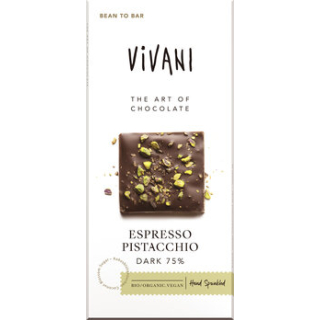 Vivani - Espresso Pistacchio Dark75% Jubiläu