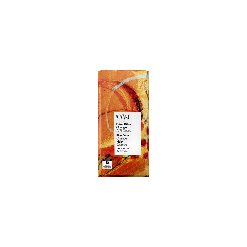 Vivani - Feine Bitter Orange Schokolade 70%