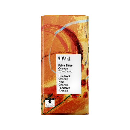 Vivani - Feine Bitter Orange Schokolade 70%