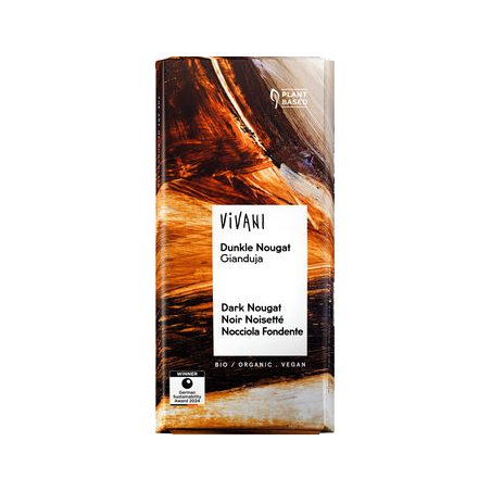 Vivani - Dunkle Nougat Gianduja Schokolade