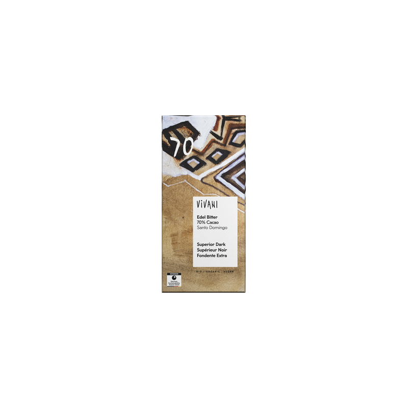Vivani - EdelBitter Schokolade 70%Cacao Sant