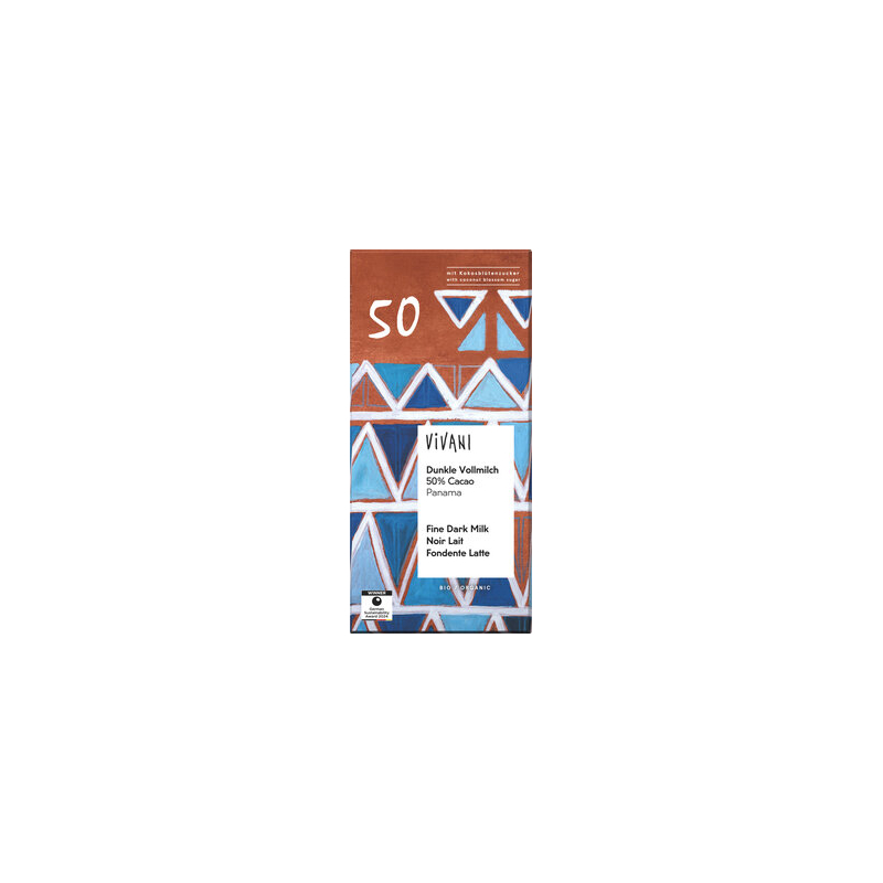 Vivani - Dunkle Vollmilch 50% Cacao/Kokos Pa