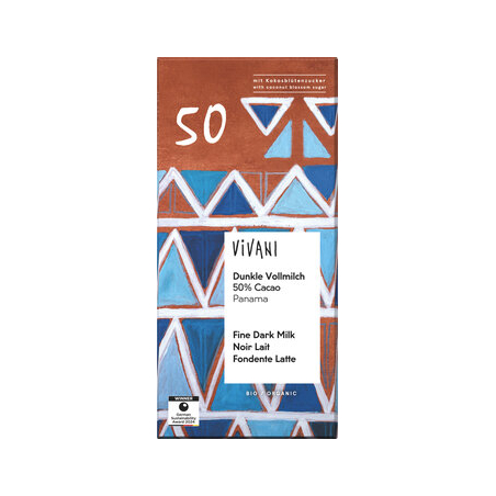 Vivani - Dunkle Vollmilch 50% Cacao/Kokos Pa