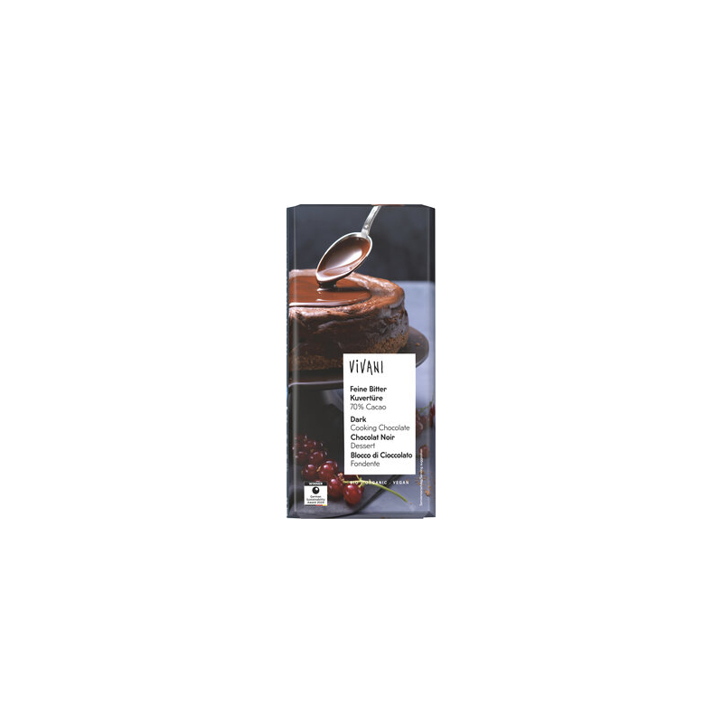 Vivani - Feine Bitter Kuvertüre 70% Cacao