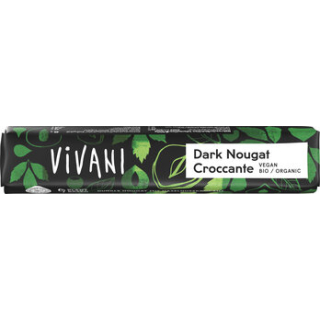 Vivani - Dark Nougat Croccante Riegel