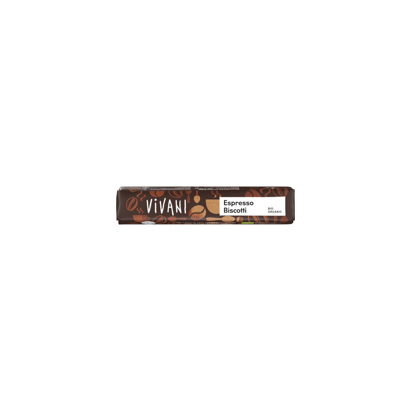 Vivani - Espresso Biscotti Schokoriegel