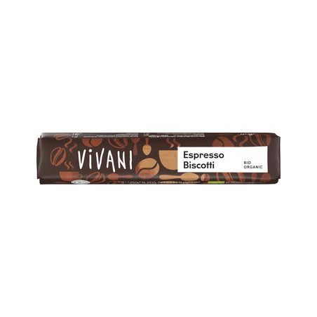 Vivani - Espresso Biscotti Schokoriegel