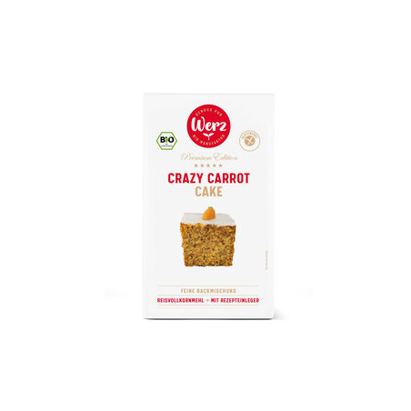 Werz - Crazy Carrot Cake Backmischung gf
