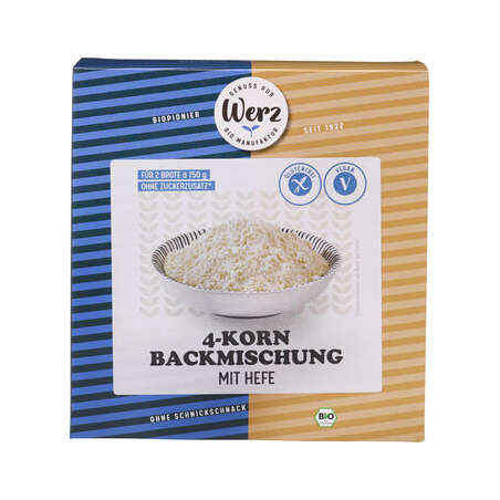 Werz - Backmischung 4-Korn glutenfrei