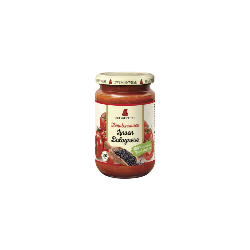 Zwergenwiese - Tomatensauce Linsen Bolognese
