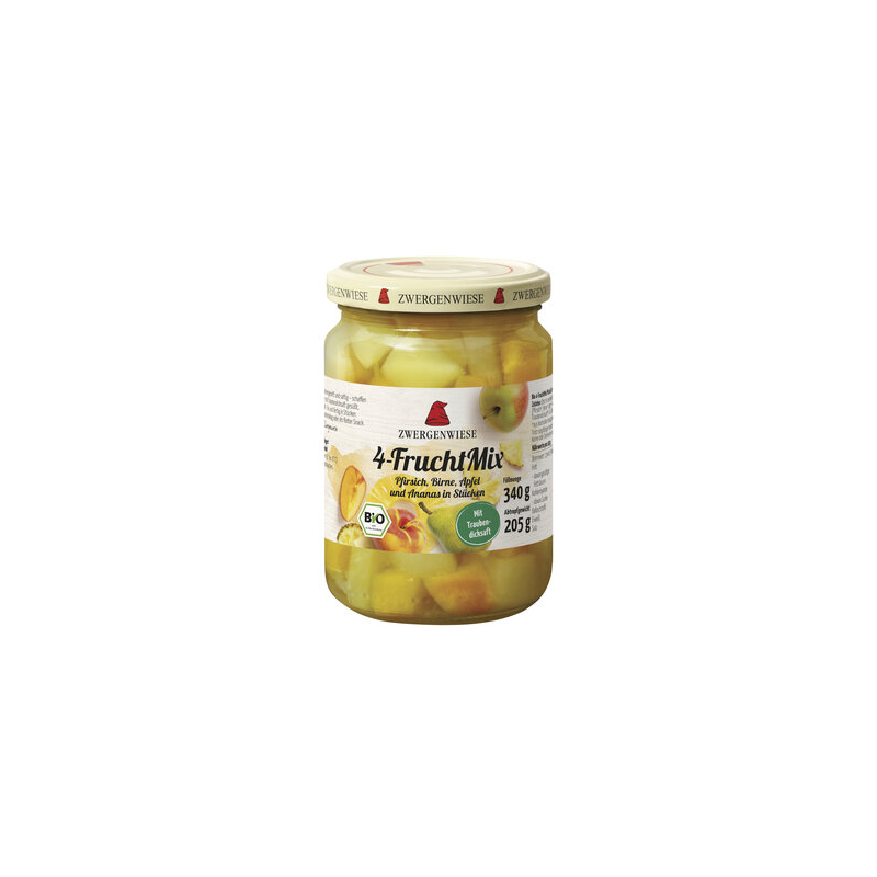 Zwergenwiese - 4FruchtMix PfirsichBirneApfelAnanas