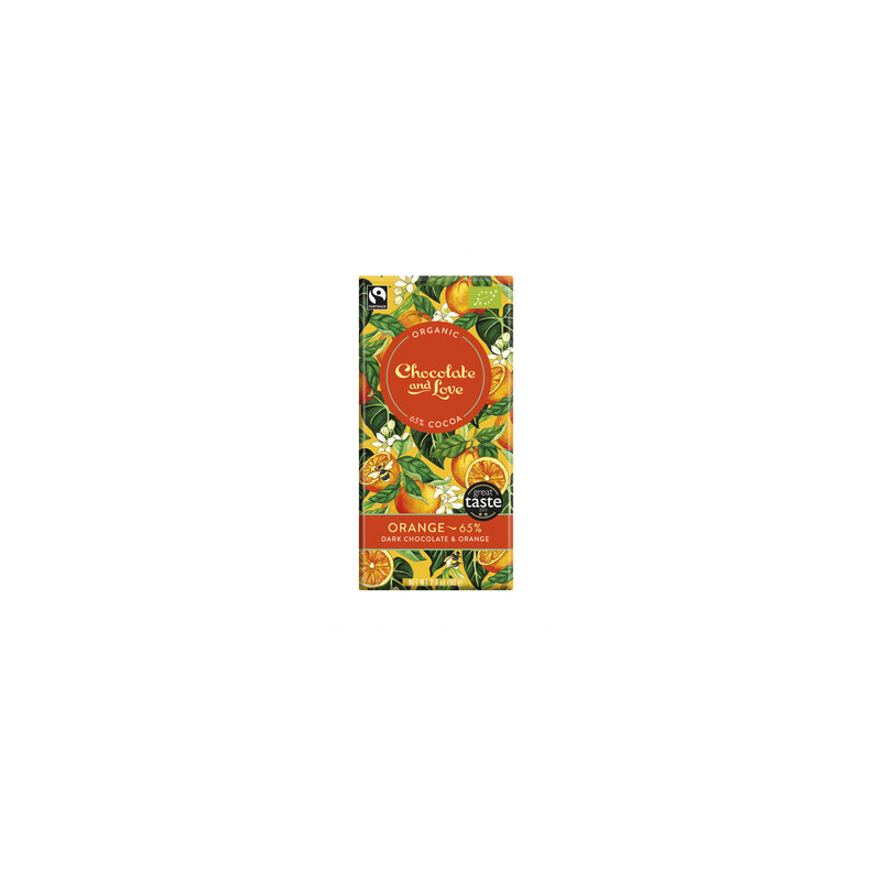 Chocolate and Love - Orange 65%Kakao Dark Chocolate&Love