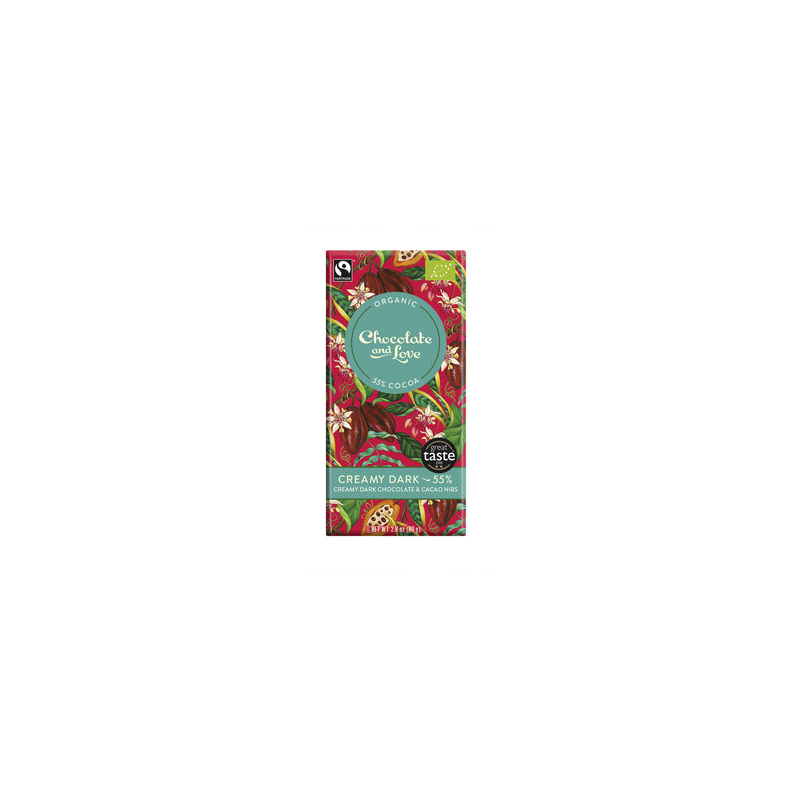 Chocolate and Love - Creamy Dark 55% Chocolate&Love