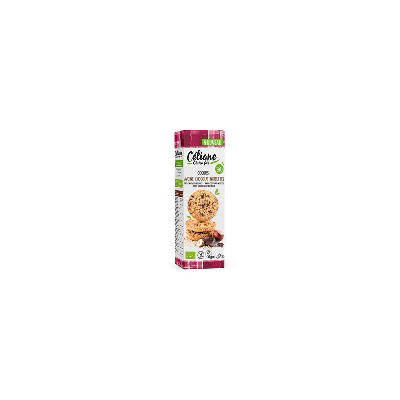 Céliane - Gluten free - Haselnuss Hafer Cookie choc Celiane