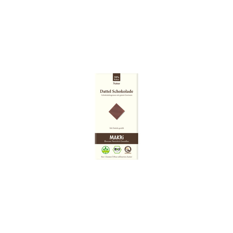 MAKRI - Dattel Schokolade Natur 59% Makri
