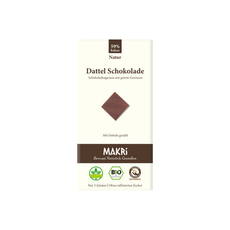 MAKRI - Dattel Schokolade Natur 59% Makri