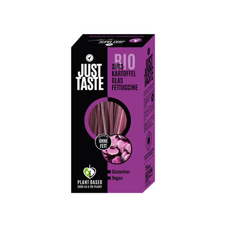Just Taste - Lila Süsskartoffel Glas Fettuccine