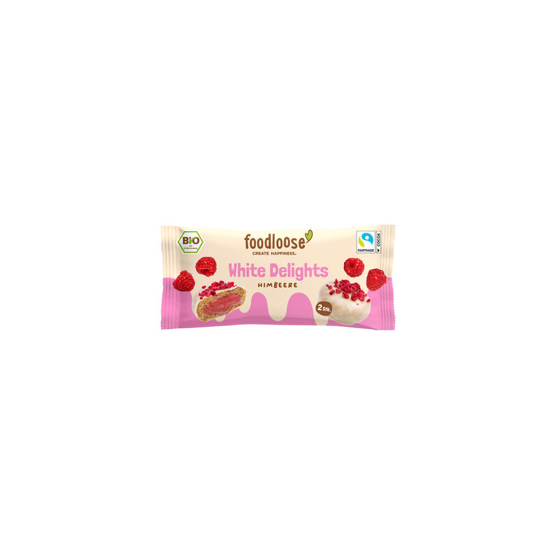 Foodloose - White Delights Himbeere Foodloose
