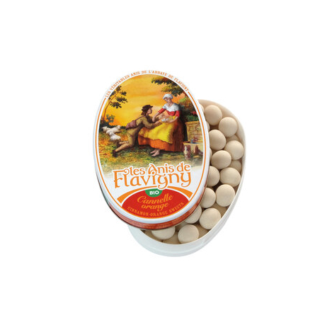 Les Anis de Flavigny - Bio Zimt Orange Bonbons Flavigny
