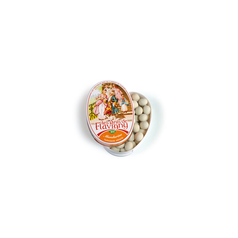 Les Anis de Flavigny - Bio Mandarine Bonbons Flavigny