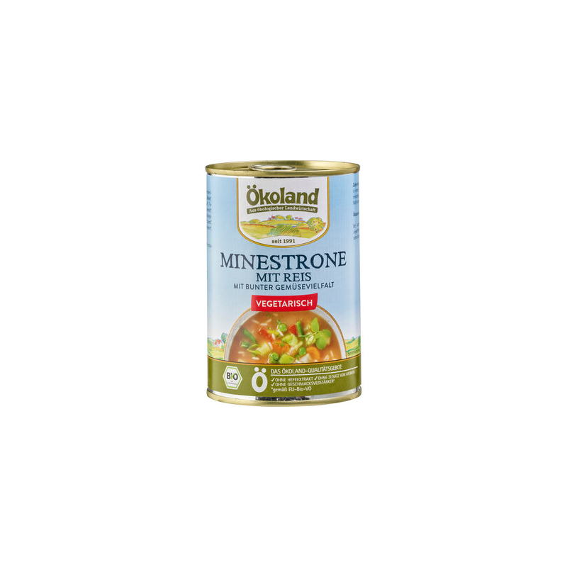 Ökoland - Minestrone mit Reis vegetarisch