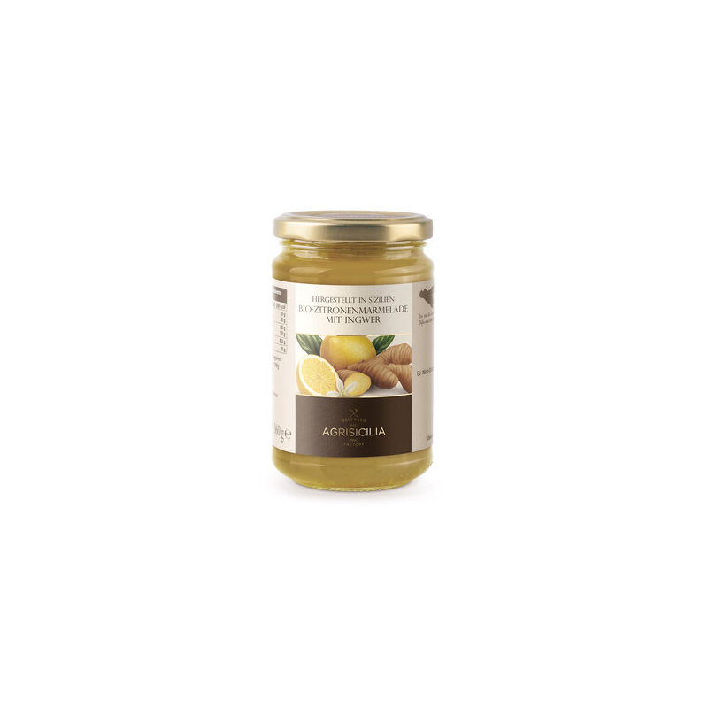 Agrisicilia - Zitrone mit Ingwer Marmelade