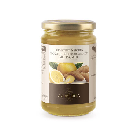 Agrisicilia - Zitrone mit Ingwer Marmelade
