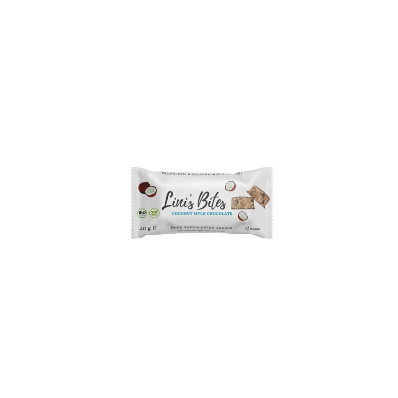 Lini's Bites - Coconut Mylk Chocolate Riegel Lini