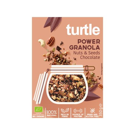 Turtle - Power Granola Nuts&Seeds ChocTurtle