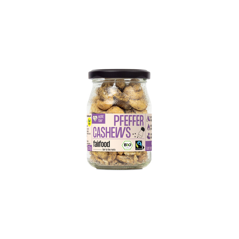fairfood - Cashewkerne Pfeffer&Knoblauch fairf
