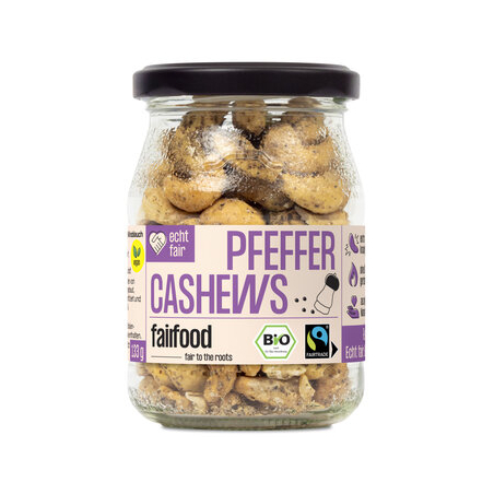 fairfood - Cashewkerne Pfeffer&Knoblauch fairf