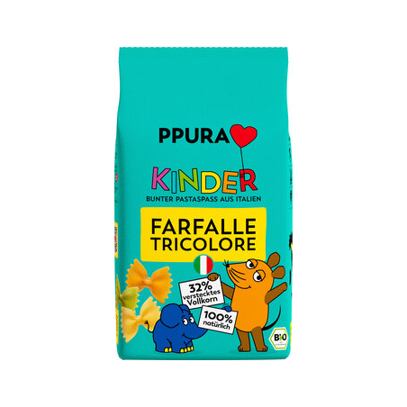 Ppura - Kinder Farfalle tricolore Ppura