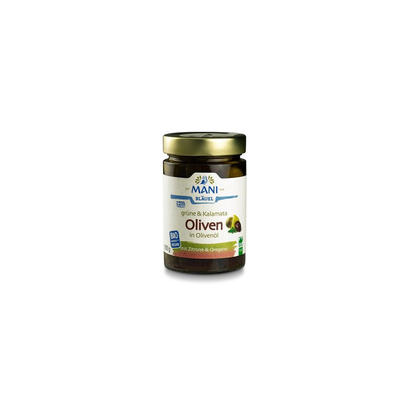 Mani - Grüne&Kalamata Oliven Kräuter Mani