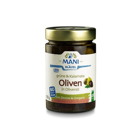 Mani - Grüne&Kalamata Oliven Kräuter Mani