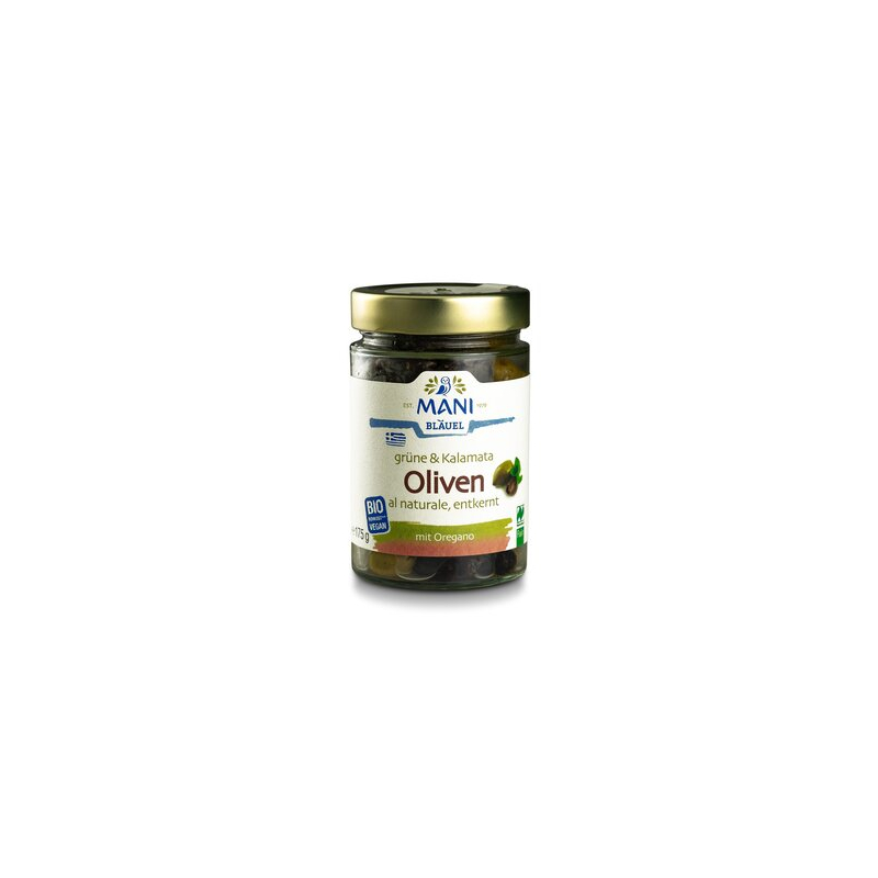 Mani - Grüne&Kalamata Oliven naturale Mani