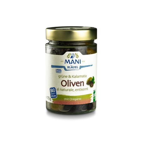 Mani - Grüne&Kalamata Oliven naturale Mani