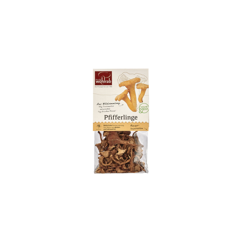 Pilze Wohlrab - Pfifferlinge getrocknet PilzWohlrab