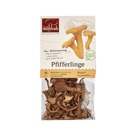 Pilze Wohlrab - Pfifferlinge getrocknet PilzWohlrab