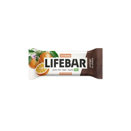 Lifefood - Lifebar InChoco Orange