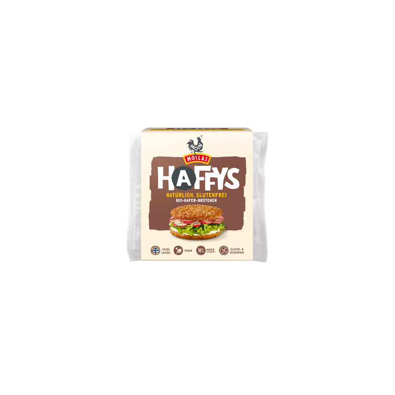 Moin Bio Backwaren - Haffys Haferbrötchen Pur Moin
