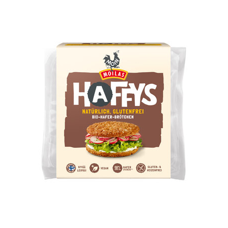 Moin Bio Backwaren - Haffys Haferbrötchen Pur Moin