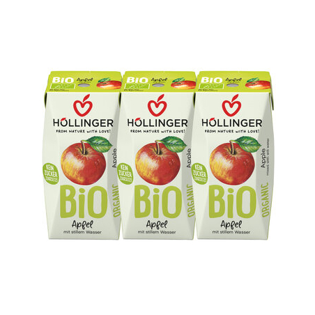 Höllinger - Apfelsaft 3er Tetra Prisma Hölling