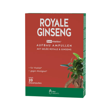 Vitaldoc Phytogreens - Royale-Ginseng Trinkampullen docnat