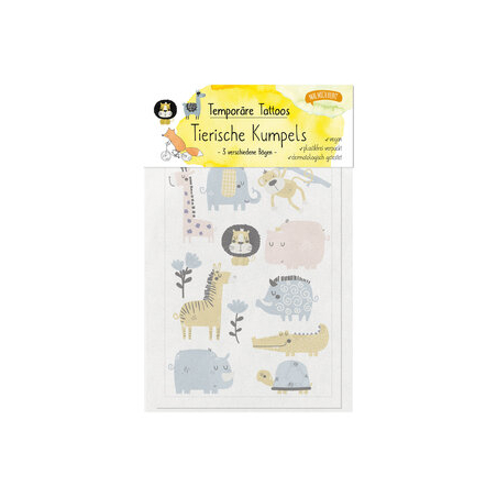 Mal mich bunt - Kindertattoos Tierische Kumpels MMB