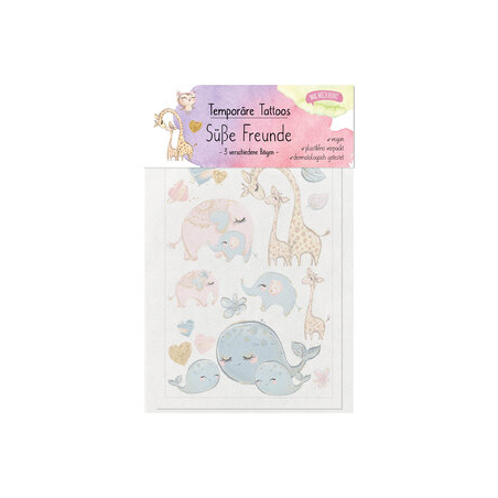 Mal mich bunt - Kindertattoos Süße Freunde MMB