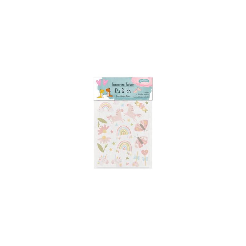 Mal mich bunt - Kindertattoos Kollektion Du Ich MMB