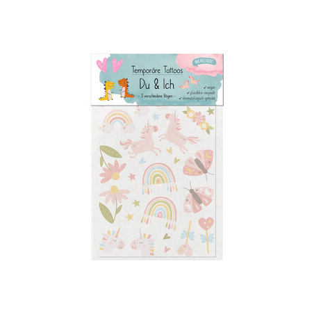 Mal mich bunt - Kindertattoos Kollektion Du Ich MMB